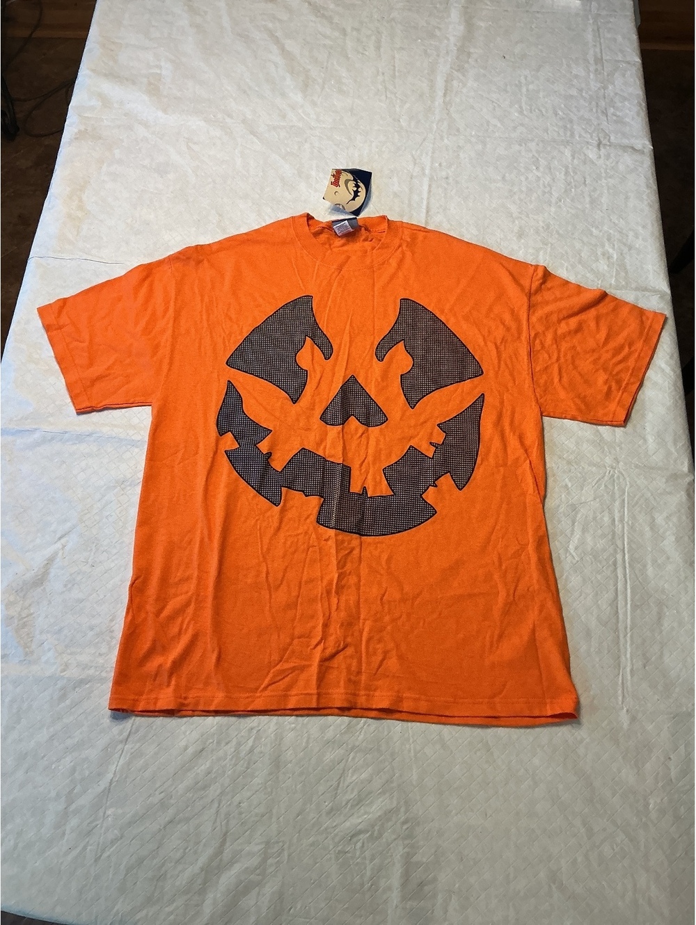 VTGY2K Jesse Pinkman Breaking Bad Jack-O-Lantern Pumpkin T-Shirt Orange XL NWT